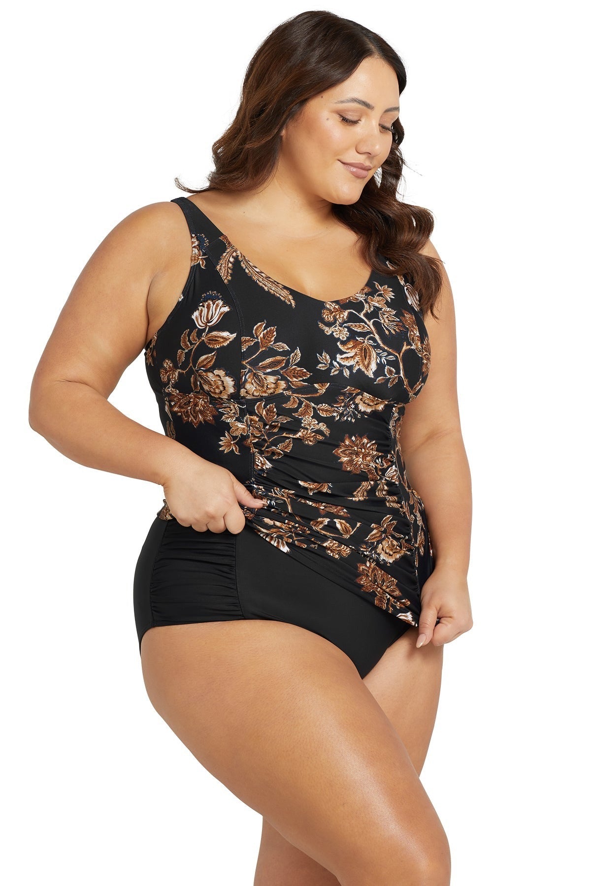 Underwire Tummy Control Tankini Top | Artesands image 1