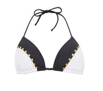 Black and White Bikini Top Sustainable | PQ Swim image 4