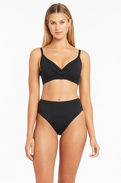 Black Slimming Bathing Suit Set | Sea Level Australia
