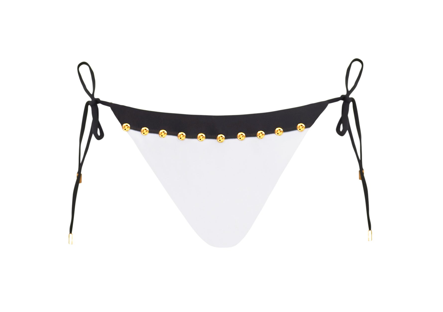 Black and White Bikini Bottoms Sustainable | PQ Swim image 6