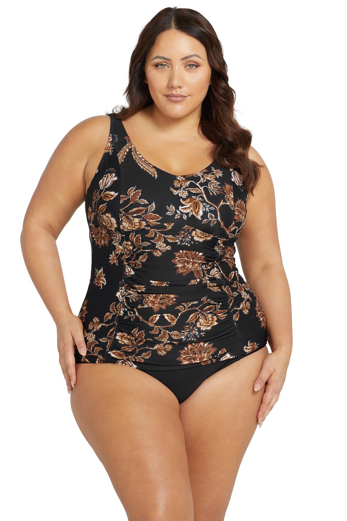 Underwire Tummy Control Tankini Top | Artesands image 0