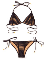 Black Tie Side Bikini Bottoms | Beach Bunny Swimwear image 8