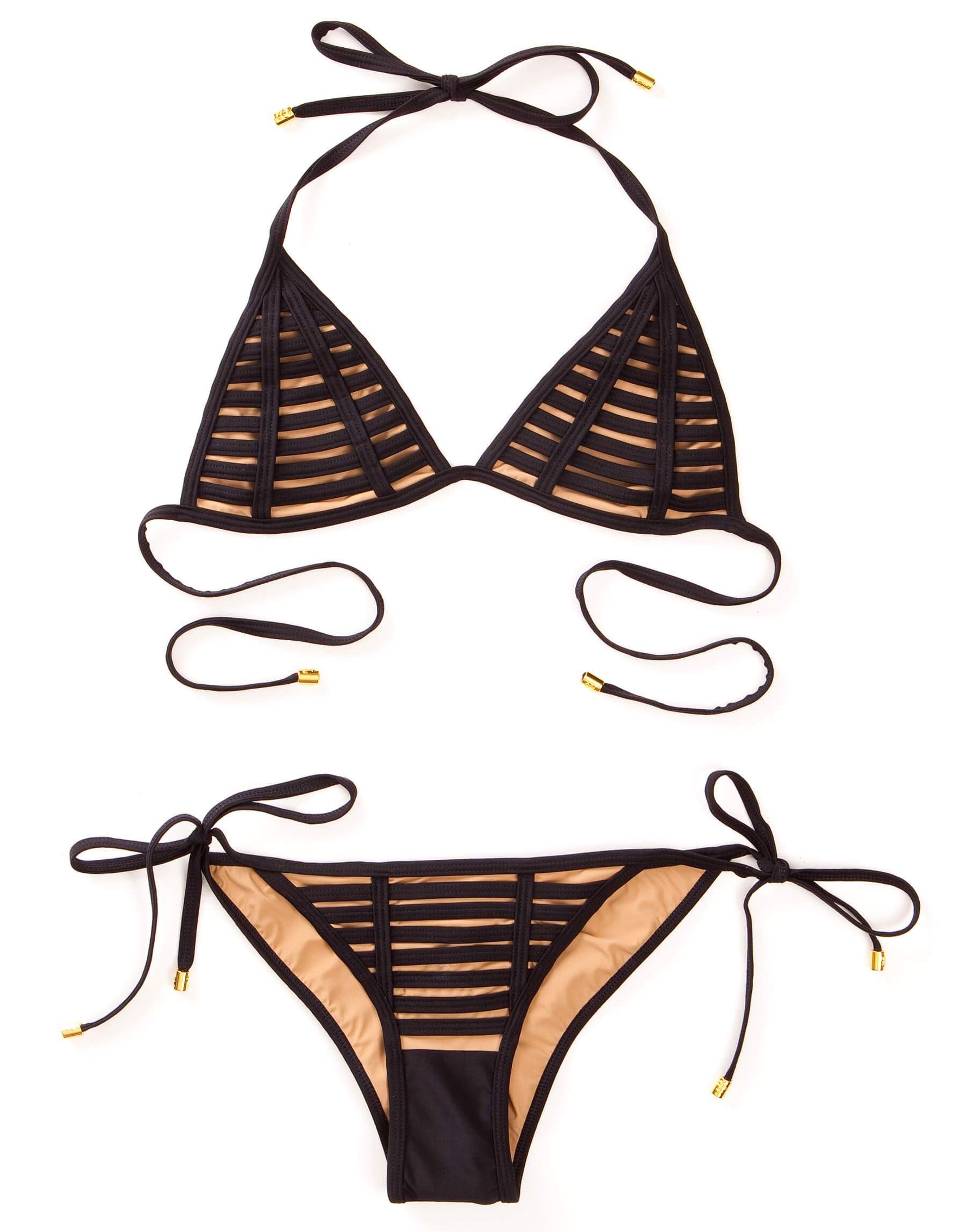 Black Tie Side Bikini Bottoms | Beach Bunny Swimwear image 8