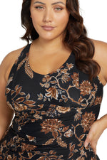 Underwire Tummy Control Tankini Top | Artesands image 3